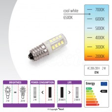 LED lampiņa šujmašīnai ieskrūvējamā  2 W