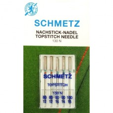 Adatas Schmetz 130 N VIS № 80-90-100  „Topstitch” 5gab.