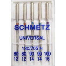 Universālās adatas Schmetz № 80-90-100  5 gab.