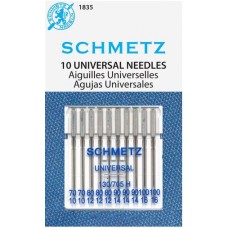 Universālās adatas Schmetz № 70-80-90-100  10 gab.