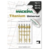 Игла Madeira „Titanium”  № 75-80-90 5 шт.